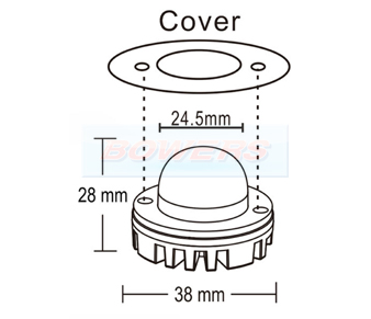 BOW9992180 Hide Away LED Strobe Warning Light Schematic