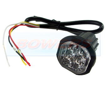 Round Button LED Strobe Warning Light BOW9992183