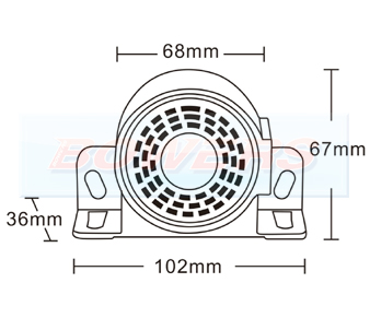 BOW9995026 Reverse Alarm Schematic