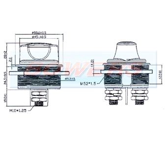 Battery Isolator/Cut Off/Kill Switch BOW9996304 Schematic