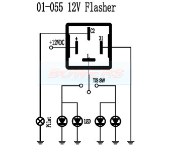 Land Rover Defender LED Flasher Unit Wiring