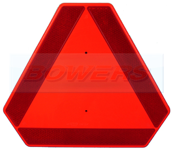 D14532 Slow Vehicles Reflective Plate ECE69