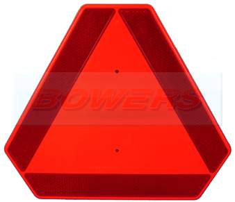 D14532 Slow Vehicles Reflective Plate ECE69