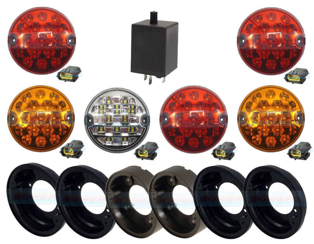 NAS style LED Lights Upgrade Kit for Land Rover Defender (95mm