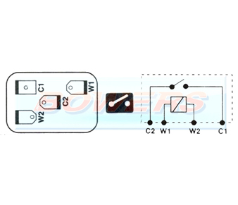 Lucas SRB113 Starter Relay Wiring