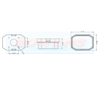 FT-001 Marker Light Schematic