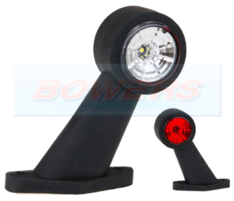 Red/White LED Stalk End Outline Side Marker Light FT-009CLED