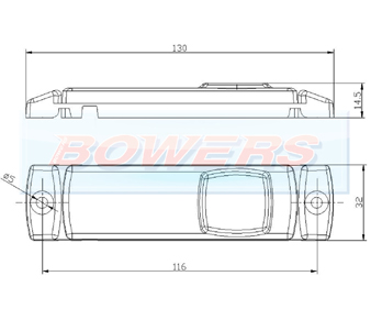 Slimline LED Marker Lamp Schematic FT-018