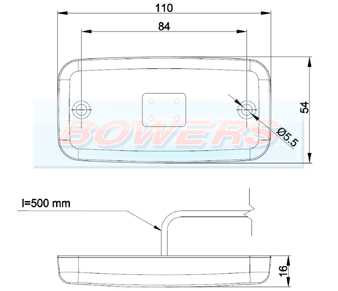 LED Marker Light FT-019 Schematic