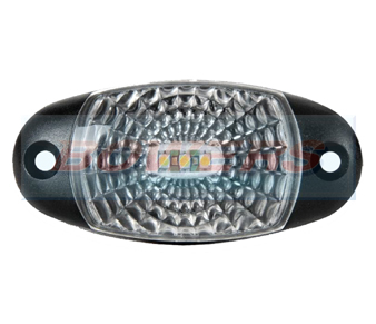 White Oval LED Marker Lamp FT-025B