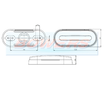 LED Marker Light FT-070/FT-071 Schematic