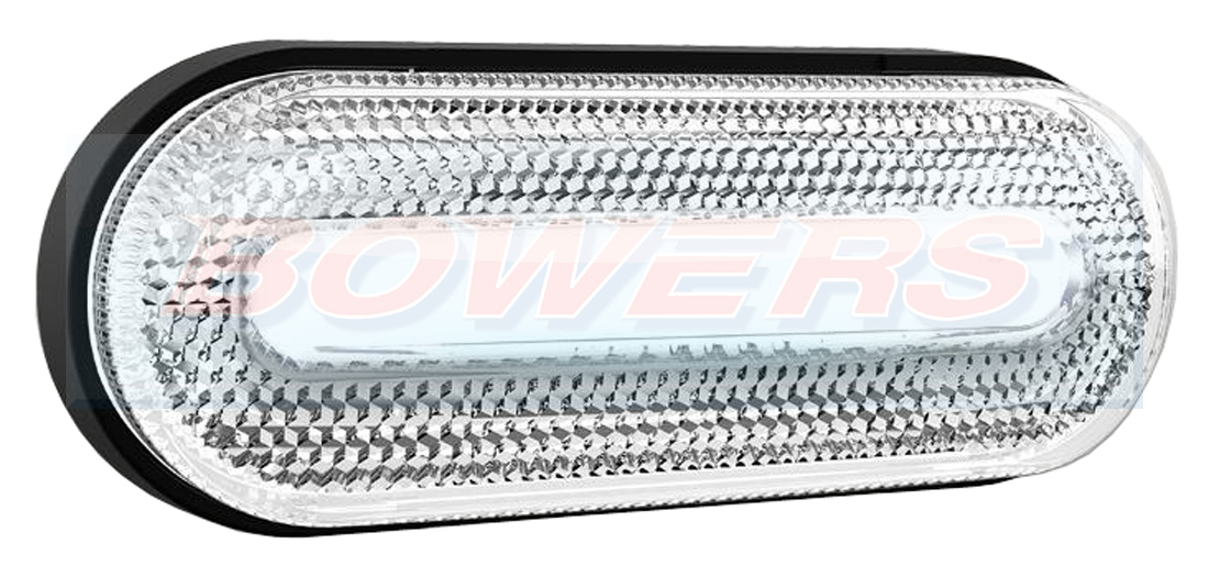 12v/24v ADR Approved White LED Front Marker Lamp/Light H Bowers