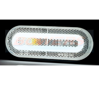 White LED Front Marker Light FT-072BLED On