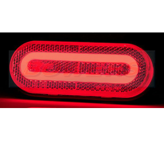 Red LED Marker Light FT-072CLED On