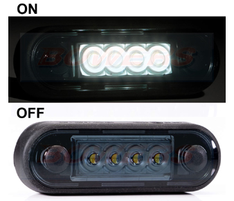 FT-073BDARK White LED Marker Light