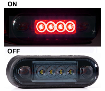 FT-073CDARK Red LED Marker Light