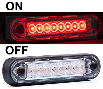 FT-073CLONG Red LED Marker Light