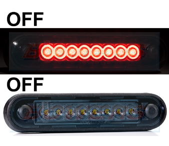 FT-073CLONGDARK Red LED Marker Light