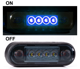 FT-073NDARK Blue LED Marker Light