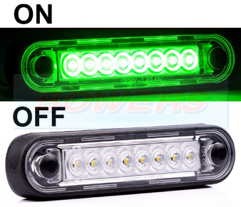 FT-073ZIELLONG Green LED Marker Light