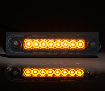 FT-073ZLONGDARK Amber LED Marker Light On