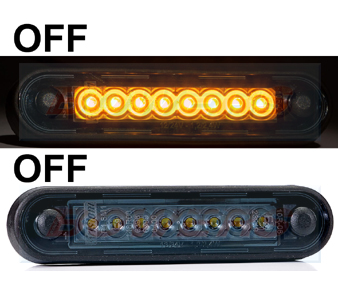 FT-073ZLONGDARK Amber LED Marker Light