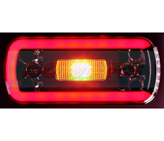 Glow Trac LED Rear Combination Lamp + Fog FT-130 PM LED 3