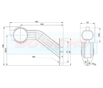 Red/White/Amber LED End Outline Side Stalk Marker Light FT-140F Schematic