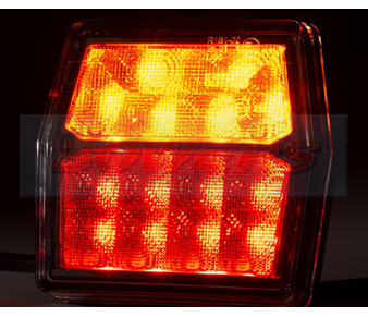 LED Square Combination Light FT-222 On
