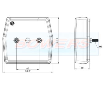 LED Square Light FT-222/223/224/225 Schematic