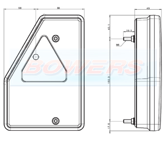 LED Rear Combination Lamp FT-277LLED Schematic