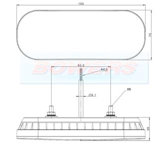 FT-320 LED Rear Combination Light With Dynamic Indicator Schematic