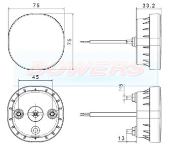 LED Rear Light FT-400LED/FT410LED Schematic