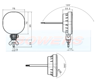 LED Rear Light FT-400LEDP/FT410LEDP Schematic