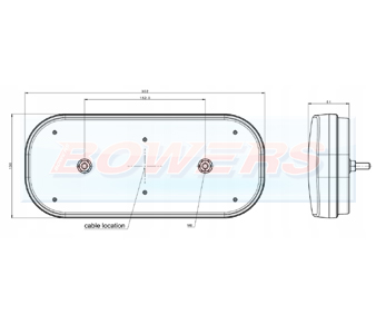 FT-600/610 LED Rear Combination Light Schematic