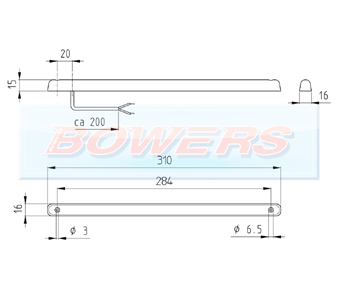 Jokon ZHBL 24-2/12 LED Rear High Level 3rd Brake Light Schematic