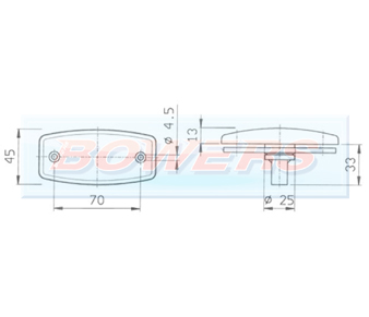 Jokon PLR1006 White Front Marker Light Schematic