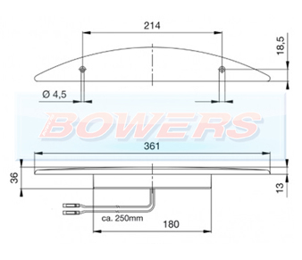 Jokon ZHBL25 LED Rear High Level 3rd Brake Light Schematic