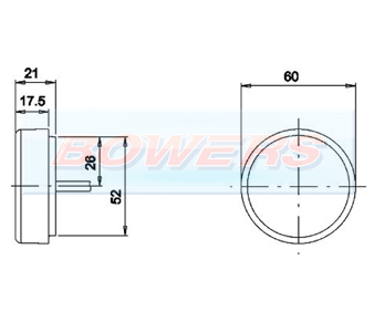 Jokon PLR60 11.1023.000 LED White Front Marker Light Schematic