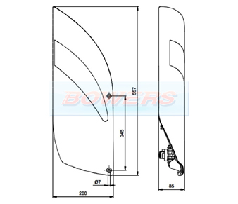 Jokon L3100 10.2220.011 Rear Left Hand Caravan Light Schematic