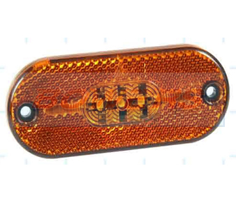 12v Oval Amber LED Side Marker Light JOK3621