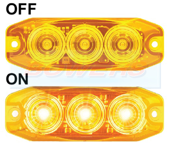 LED Autolamps 11 Series Amber Light