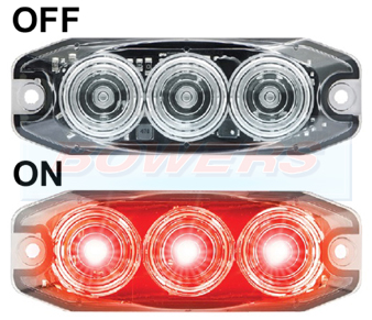 LED Autolamps 11 Series Clear Red Light