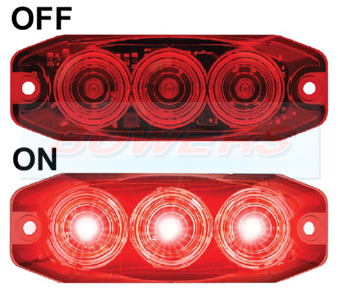 LED Autolamps 11 Series Red Light