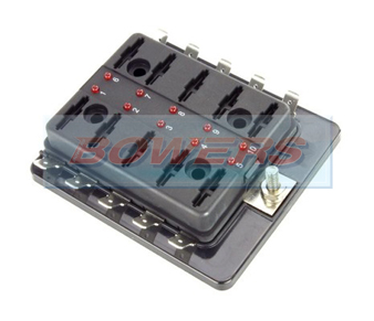 10 Way LED Blade Fuse Box 2