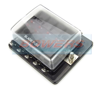 10 Way LED Blade Fuse Box