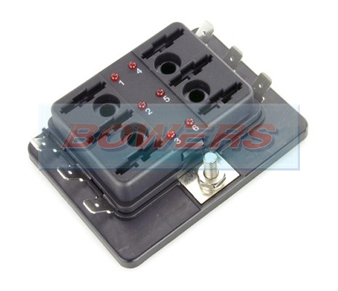 6 Way LED Blade Fuse Box 2