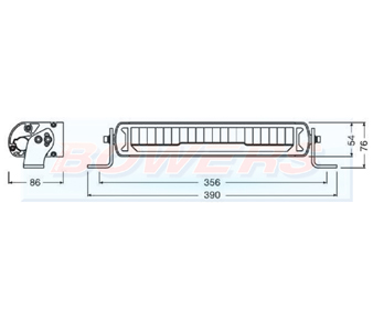 OSRAM LEDriving Lightbar MX250-CB Schematic