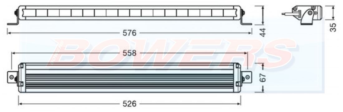 Osram LEDriving® LIGHTBAR VX500-SP LED bar - certified long range