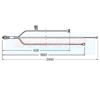 OSRAM LEDriving AX 1LS Wiring Kit Schematic